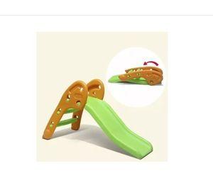 Resbalín Plastico Tobogán Plegable Niños Juego Infantil Verde
