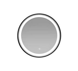 Espejo Circular Taumm 60cm 3 Luces LED Borde Negro