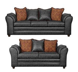 Juego de Living 3 2 Aconcagua Negro