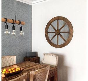 Espejo Cao, estilo rueda de madera