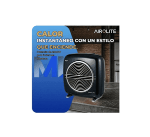 Pack X2 Termoventilador Vintage Ht2000b Estilo Cl sico Negro