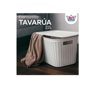 Canastilla Organizadora Multiusos Rattan 22 Lts
