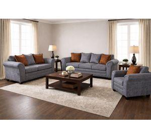 Juego de Living 3 2 1 Aconcagua Gris