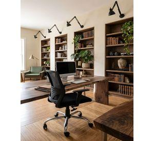 Silla de Escritorio Ergonómica con Apoyabrazos Abatibles