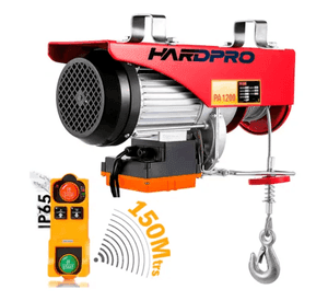 Tecle Eléctrico Inalámbrico 500kg 12mtrs Cable Acero 1050w