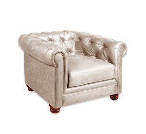 SOFA FLORENCIA 1C CUERO COLORADO BEIGE