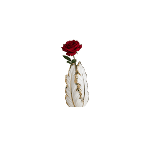 Florero Jarrón Decorativo Pluma Alada Adorno Moderno Jhn