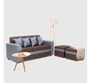 SOFA PARIS 2 POUF GRIS CAFE