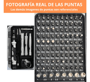 Juego Kit Set Destornilladores Precision 115 En 1 Telefono