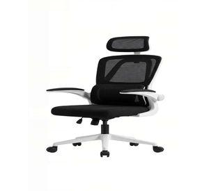 SILLA DE OFICINA CON RESPALDO ALTO ERGONÓMICO COLOR BLANCO