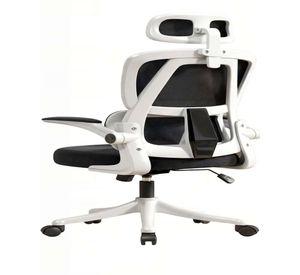 SILLA DE OFICINA CON RESPALDO ALTO ERGONÓMICO COLOR BLANCO