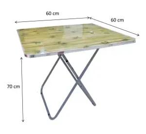 Mesa de Madera Cuadrada 60x60x70 cm Ekolmac