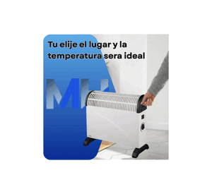 Pack 2 Convector Electrico Nex Ec2000 1800w Calor Eficiente