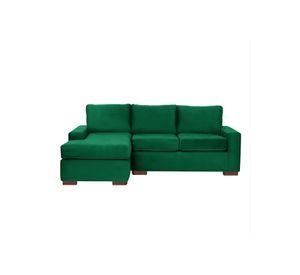 SECCIONAL IZQ LIVORNO TELA VELVET VERDE