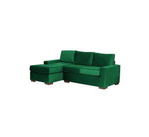 SECCIONAL IZQ LIVORNO TELA VELVET VERDE