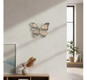 Set 2 Espejo Decorativo Pared Forma Mariposa Moderna Jhn