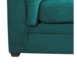 LIVING ANCONA 3-2 TELA  VELVET  TURQUESA