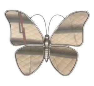 Set 2 Espejo Decorativo Pared Forma Mariposa Moderna Jhn