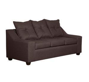 Sofa  Viena 3 cuerpos   Tela Chocolate  190 x 80x90