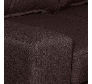 Sofa  Viena 3 cuerpos   Tela Chocolate  190 x 80x90