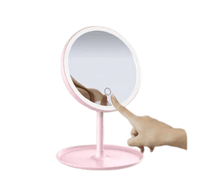 Espejo Luz Led Maquillaje Touch Plegable Recargable Usb