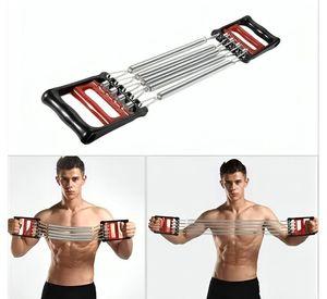 Extensor Con Manijas Pecho Brazos 5 Resortes Fitness
