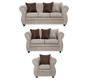 Juego de Living 3 2 1 Emili Beige