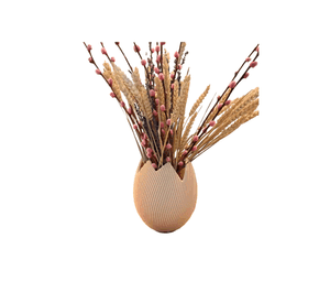 Jarrón de Huevo de Pascua Agrietado