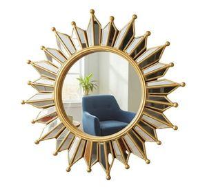 Espejo Decorativo Pared Rayos Sol Resistente Moderno Jhn