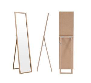 Espejo Cuerpo Entero 150x40cm Base Plegable Estilo Japones