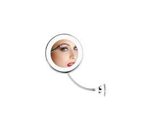 Espejo LED Aumento 10x con Luz Maquillaje y 7 Luces LED