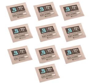 10 Bóveda Packs 72% 8gr Control Humedad 2 Vías