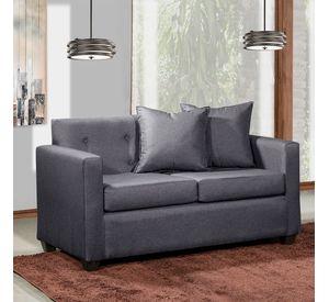 Sof 2c Gramado tela Gris oscuro 130x70x83