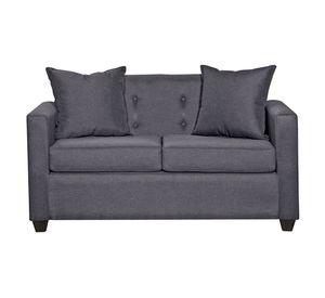 Sof 2c Gramado tela Gris oscuro 130x70x83
