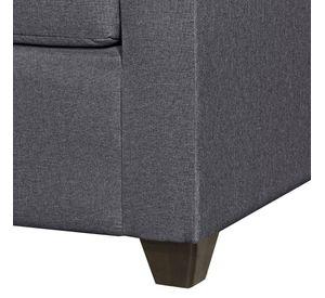 Sof 2c Gramado tela Gris oscuro 130x70x83