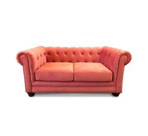 SOFA FLORENCIA 2C TELA VELVET PALO ROSA