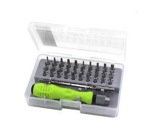 Kit Destornilladores 32 en 1 CajaTransparente Multipropósito Green