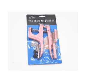 Pinza Remachadora Para Broches Plasticos Snap + 100 Broches