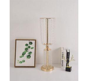 Florero Alto Decorativo Soporte Flores Centro Mesa 62cm Jhn