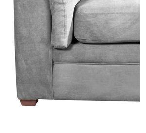 LIVING ANCONA 3-2 TELA  VELVET  GRIS