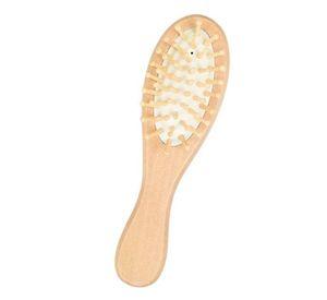 Espejo y Cepillo de Madera