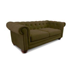 SOFA FLORENCIA 3C TELA VELVET VERDE