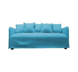 Sofá Dua Chenille Turquesa 3C