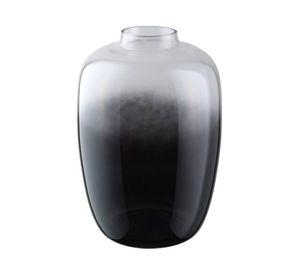 Adorno Jarrón vidrio CULASI Negro 35×24cm