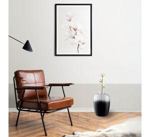 Adorno Jarrón vidrio CULASI Negro 35×24cm
