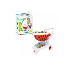 Juguete carrito de compras frutas super market niños multicolor