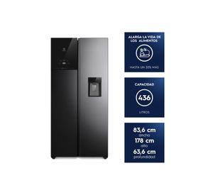 Refrigerador 436L No Frost Side by Side Inverter ES40WB Black
