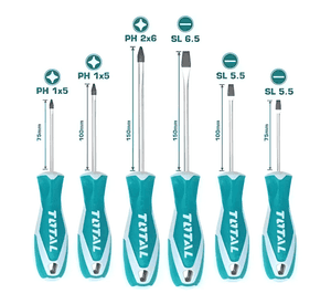Destornillador Set 6 Piezas Total Linea Profesional