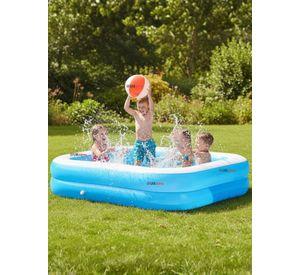 Piscina Inflable Rectangular de 262x175x51 CM Color Azul