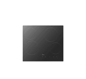Encimera Eléctrica Vitrocerámica de 4 Platos Negra Midea